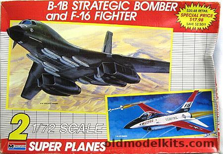 Monogram 1/72 B-1B Strategic Bomber, 6142 plastic model kit